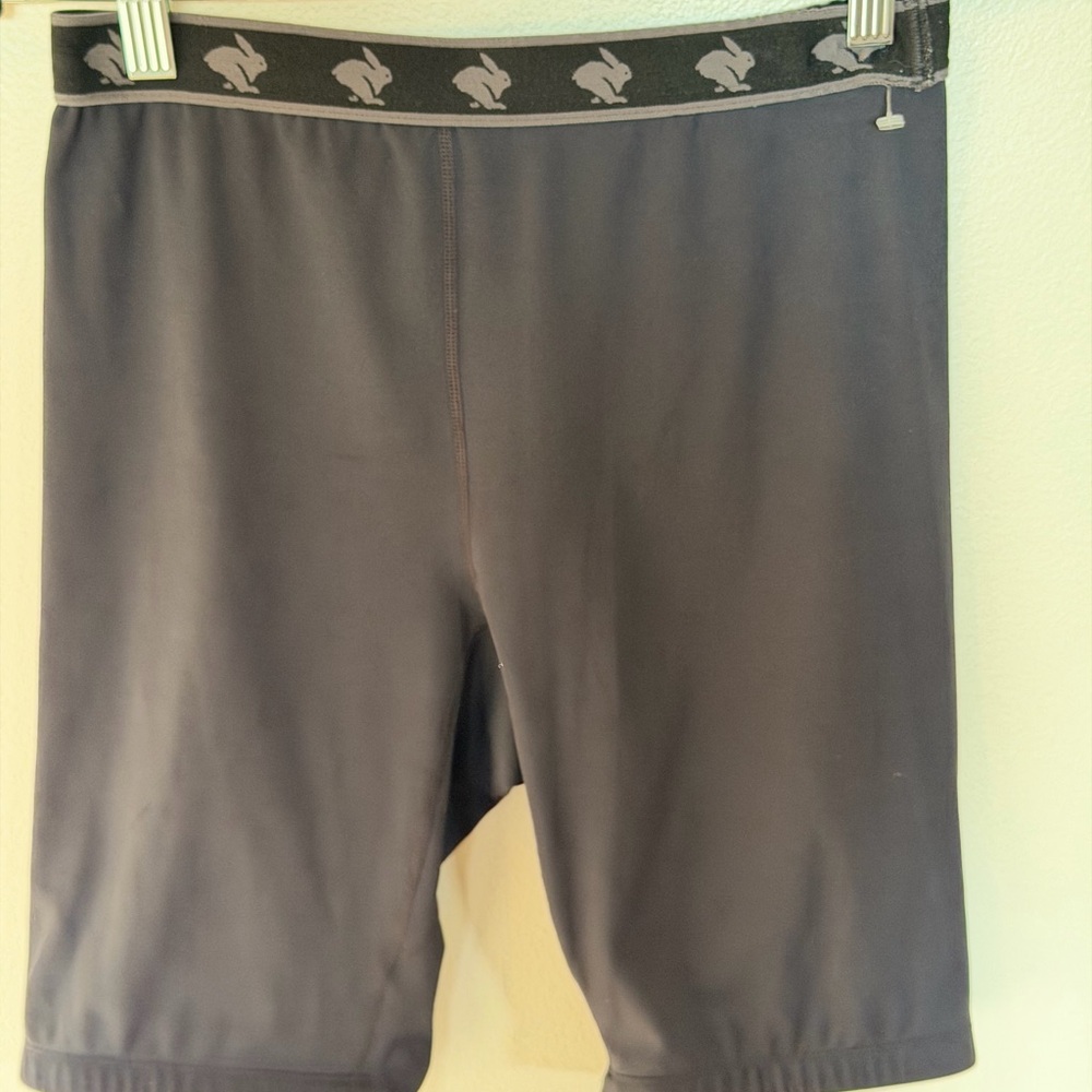 Rabbit womens running shorts black size medium